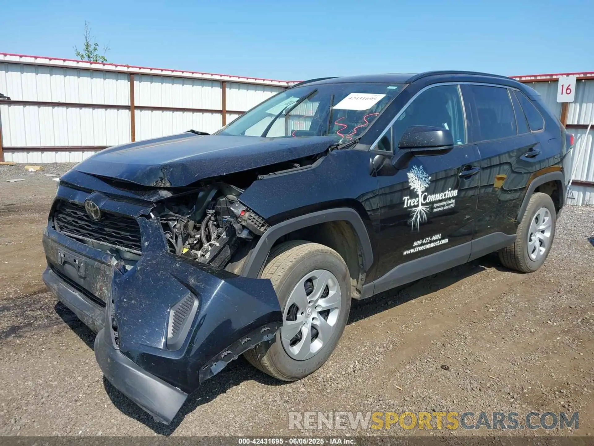 2 Photograph of a damaged car 2T3F1RFV2MC250048 TOYOTA RAV4 2021