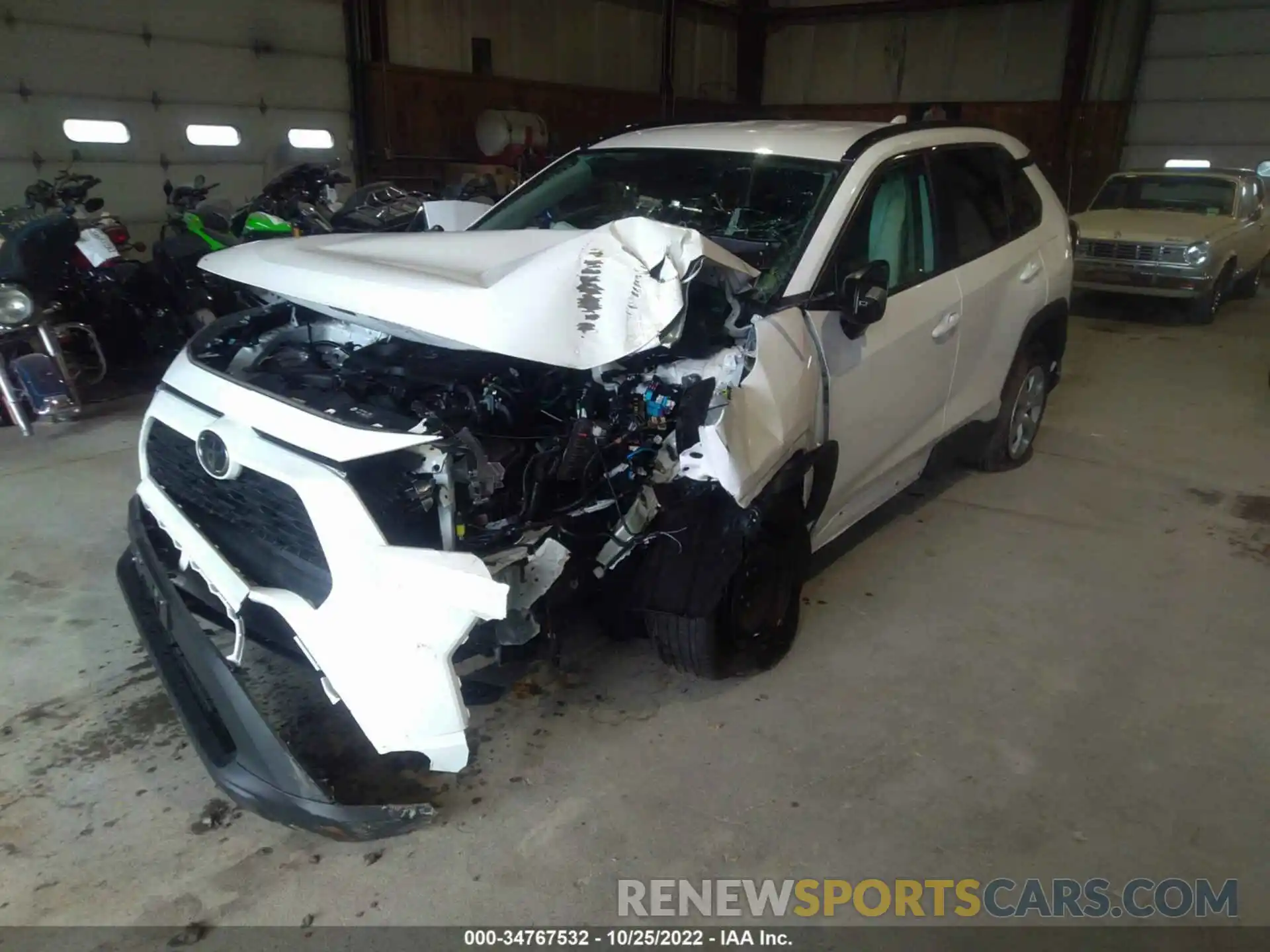 2 Photograph of a damaged car 2T3F1RFV2MC254696 TOYOTA RAV4 2021