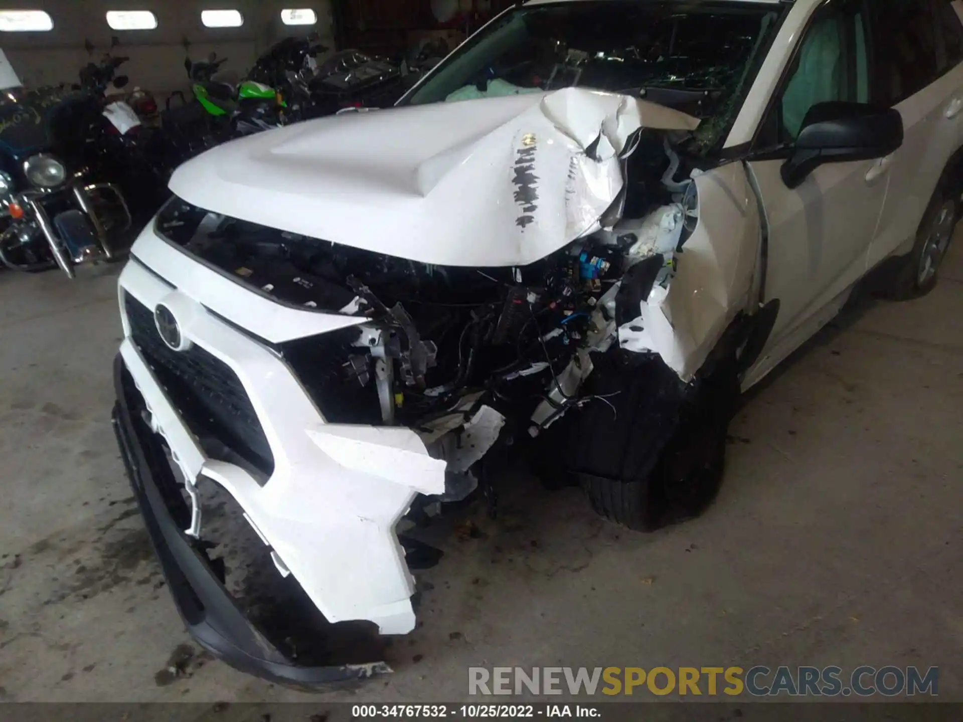 6 Photograph of a damaged car 2T3F1RFV2MC254696 TOYOTA RAV4 2021