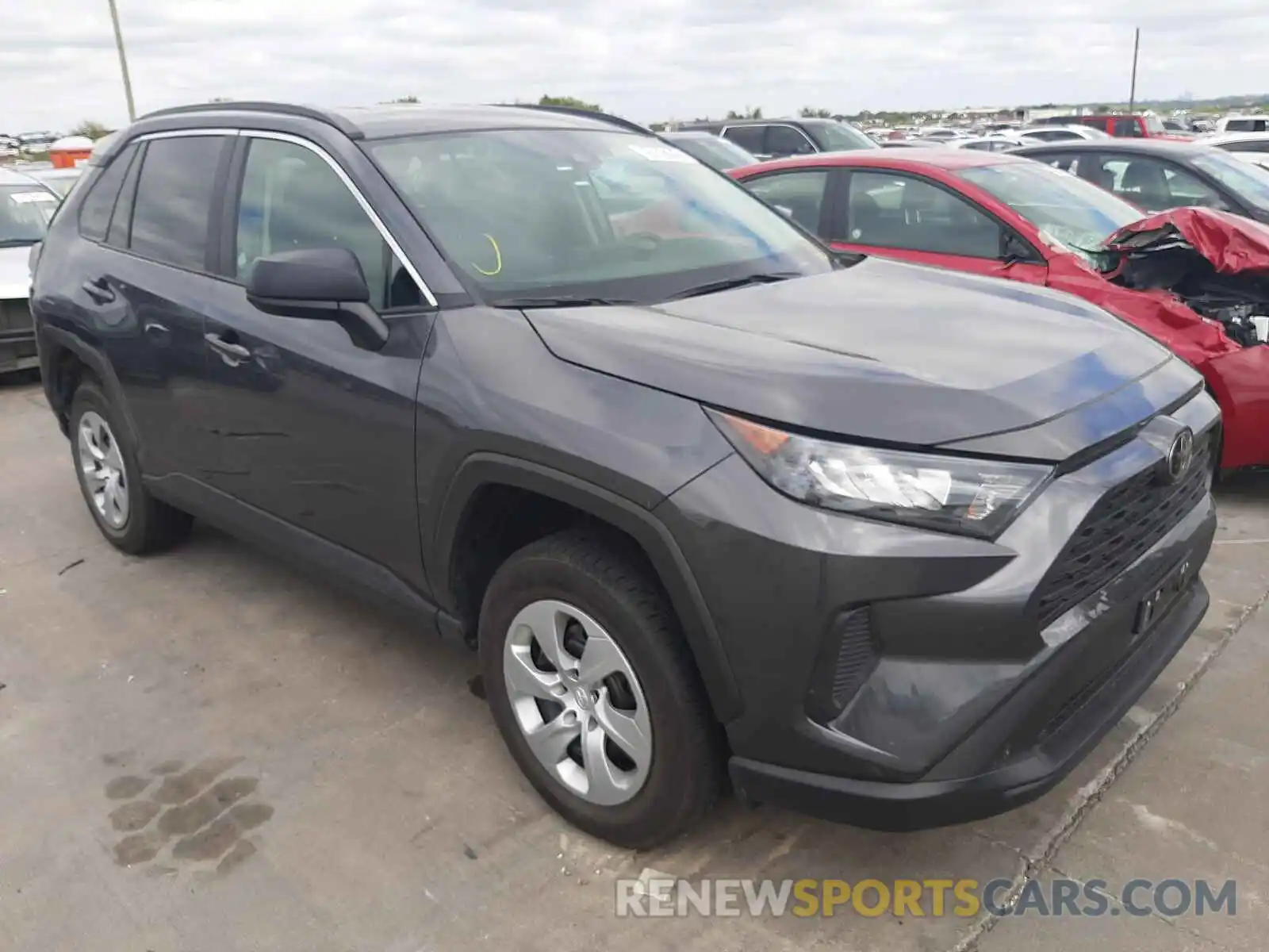 1 Photograph of a damaged car 2T3F1RFV2MW194904 TOYOTA RAV4 2021