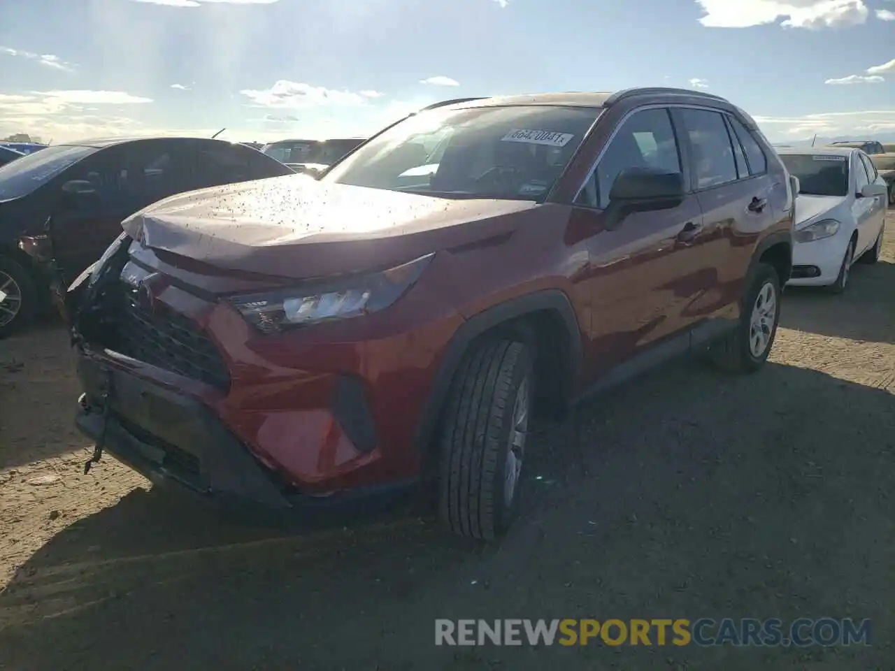 2 Photograph of a damaged car 2T3F1RFV2MW195213 TOYOTA RAV4 2021