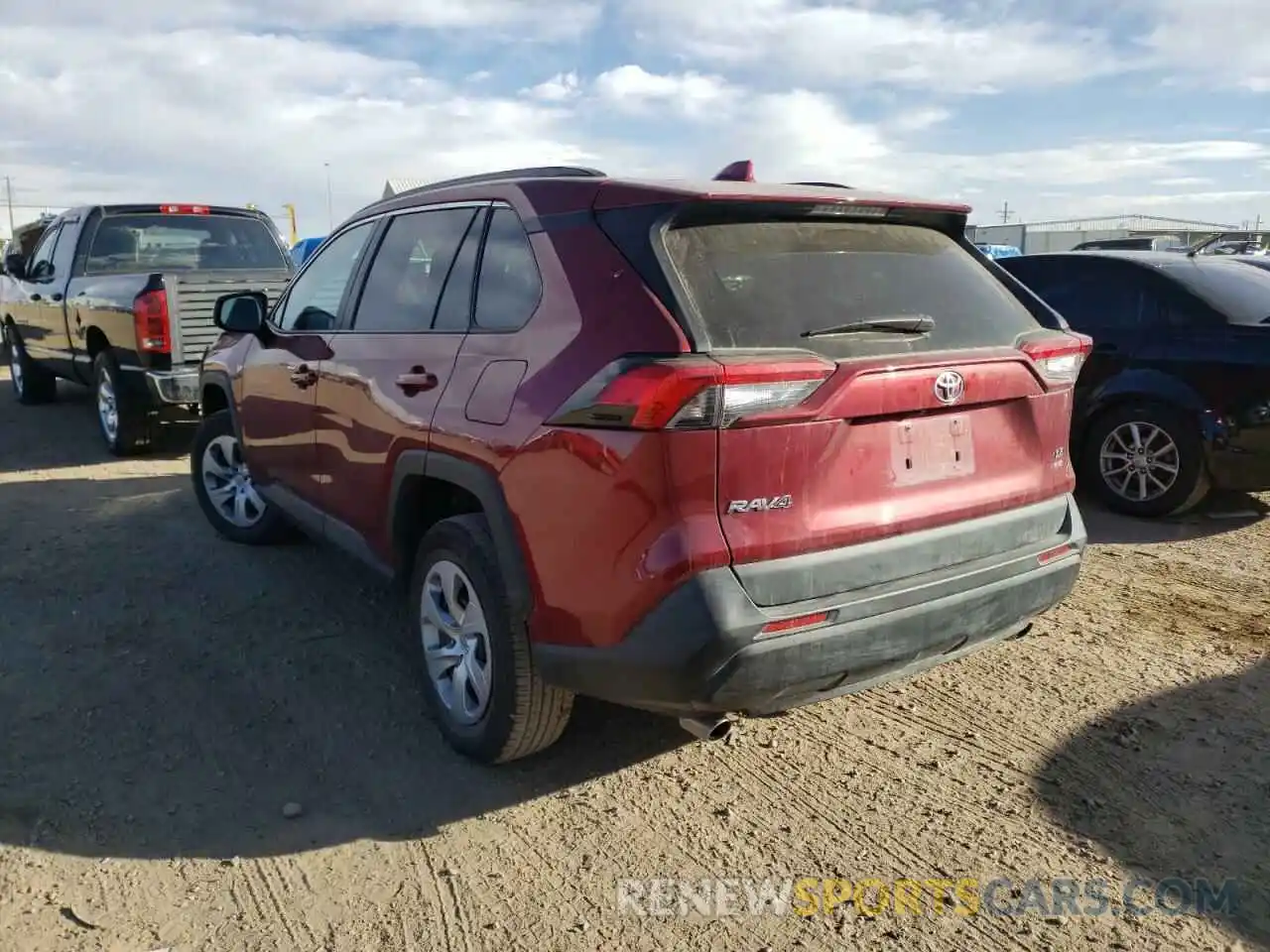 3 Photograph of a damaged car 2T3F1RFV2MW195213 TOYOTA RAV4 2021