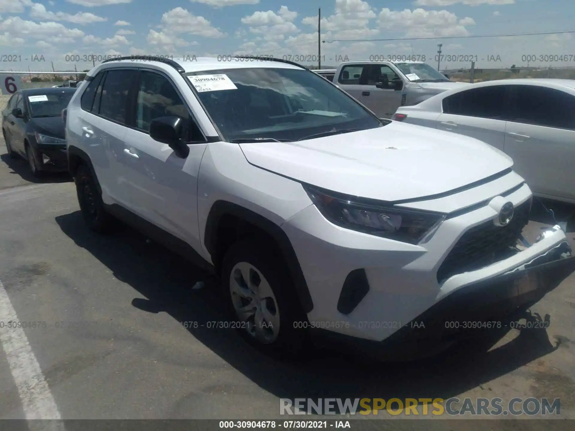 1 Photograph of a damaged car 2T3F1RFV2MW203469 TOYOTA RAV4 2021