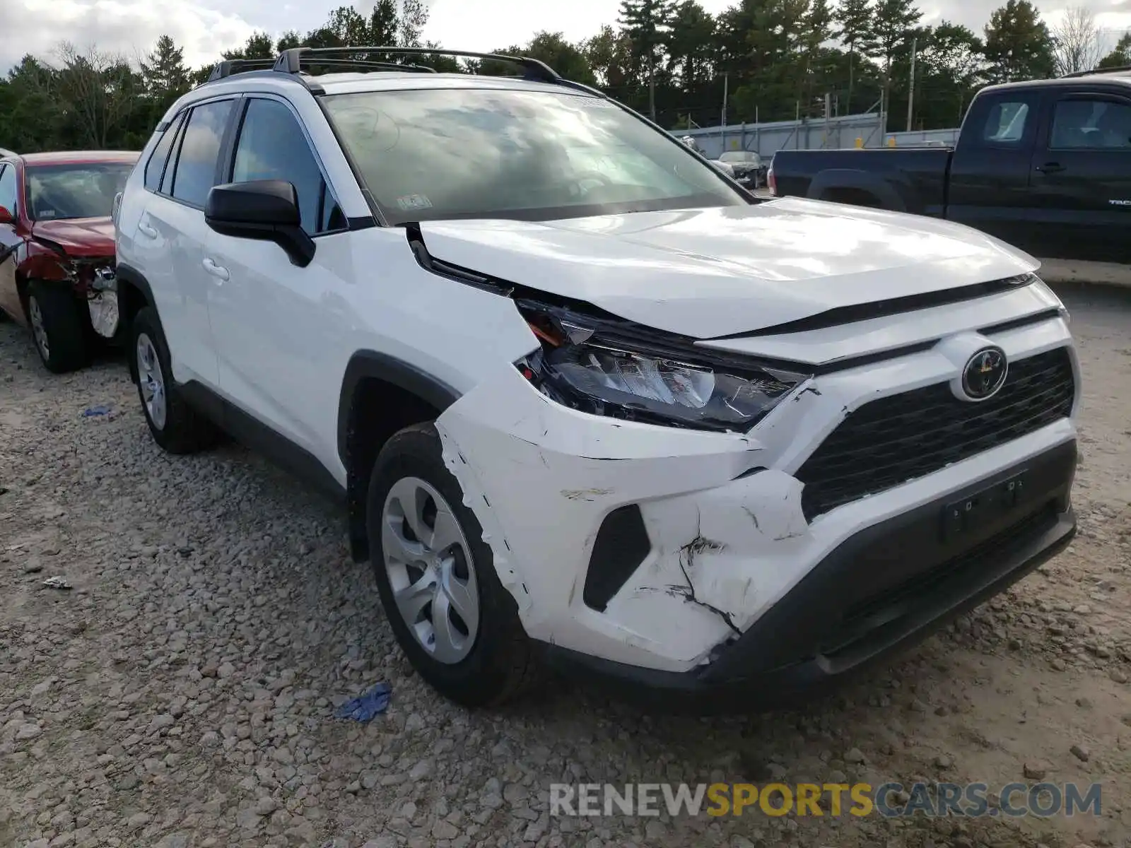 1 Photograph of a damaged car 2T3F1RFV2MW223513 TOYOTA RAV4 2021