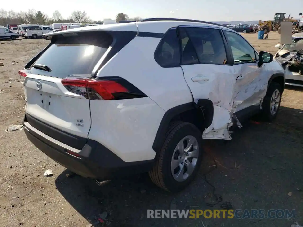 4 Photograph of a damaged car 2T3F1RFV3MC143039 TOYOTA RAV4 2021