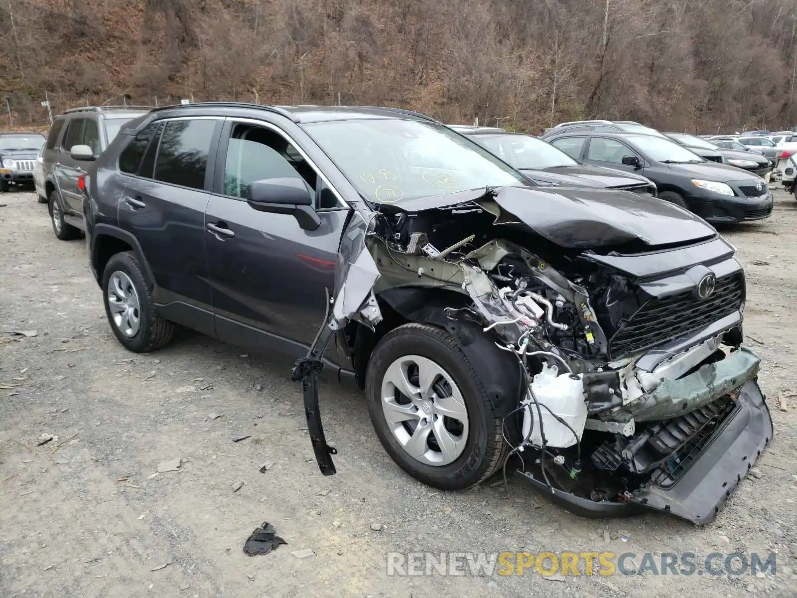 1 Photograph of a damaged car 2T3F1RFV3MC150847 TOYOTA RAV4 2021