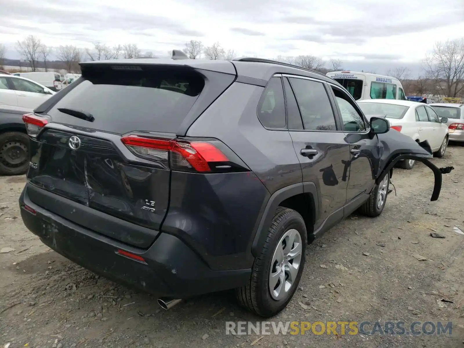 4 Photograph of a damaged car 2T3F1RFV3MC150847 TOYOTA RAV4 2021