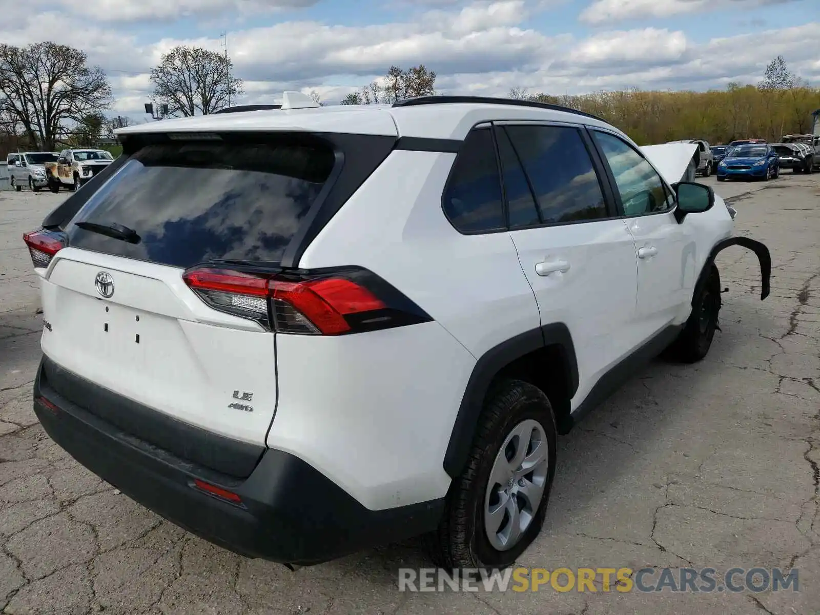 4 Photograph of a damaged car 2T3F1RFV3MC154753 TOYOTA RAV4 2021