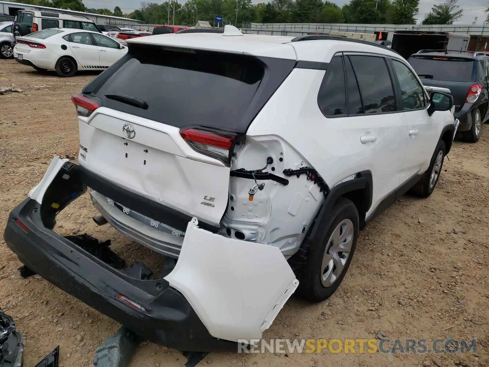 4 Photograph of a damaged car 2T3F1RFV3MC187798 TOYOTA RAV4 2021