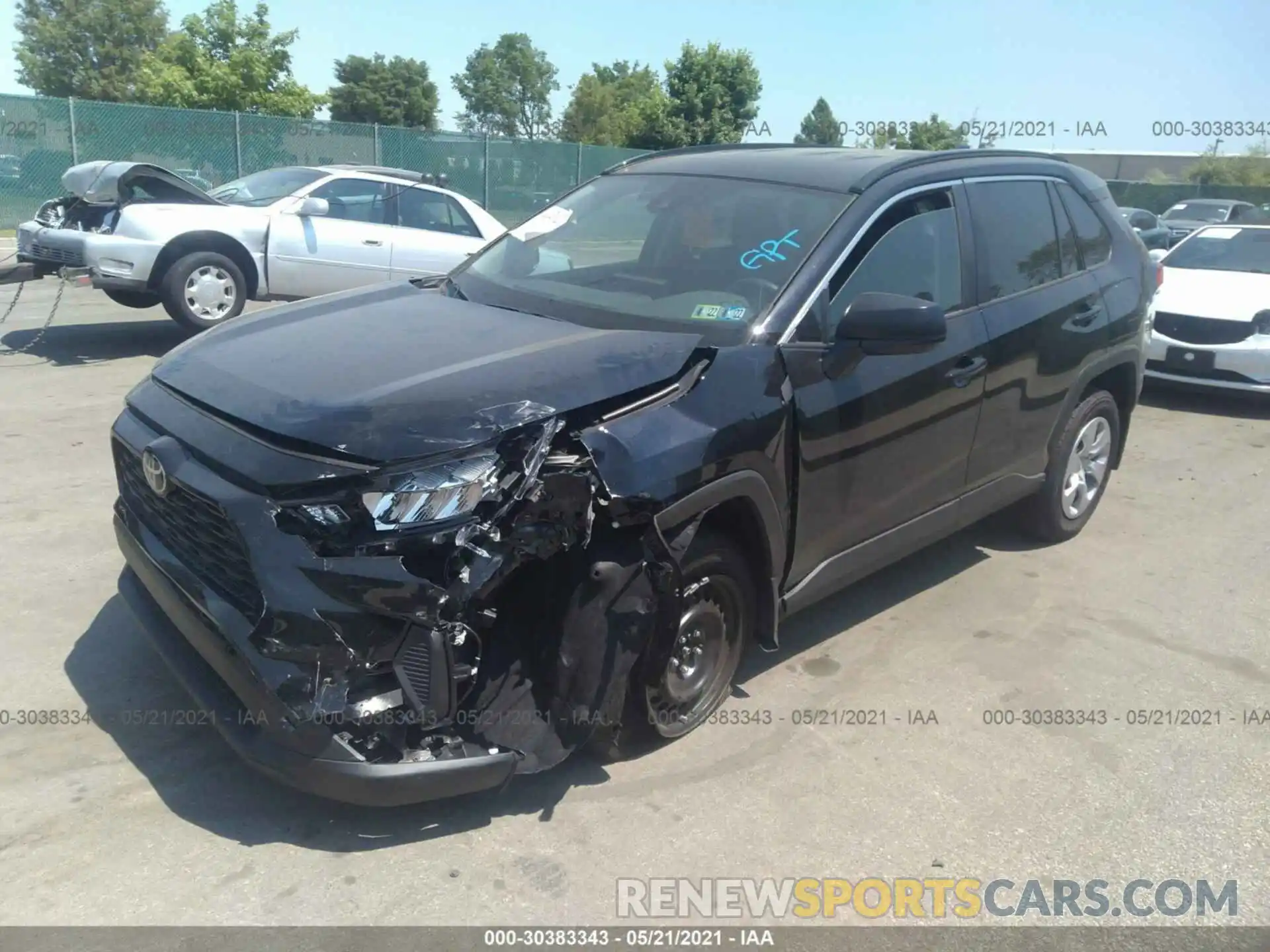 2 Photograph of a damaged car 2T3F1RFV3MC201697 TOYOTA RAV4 2021