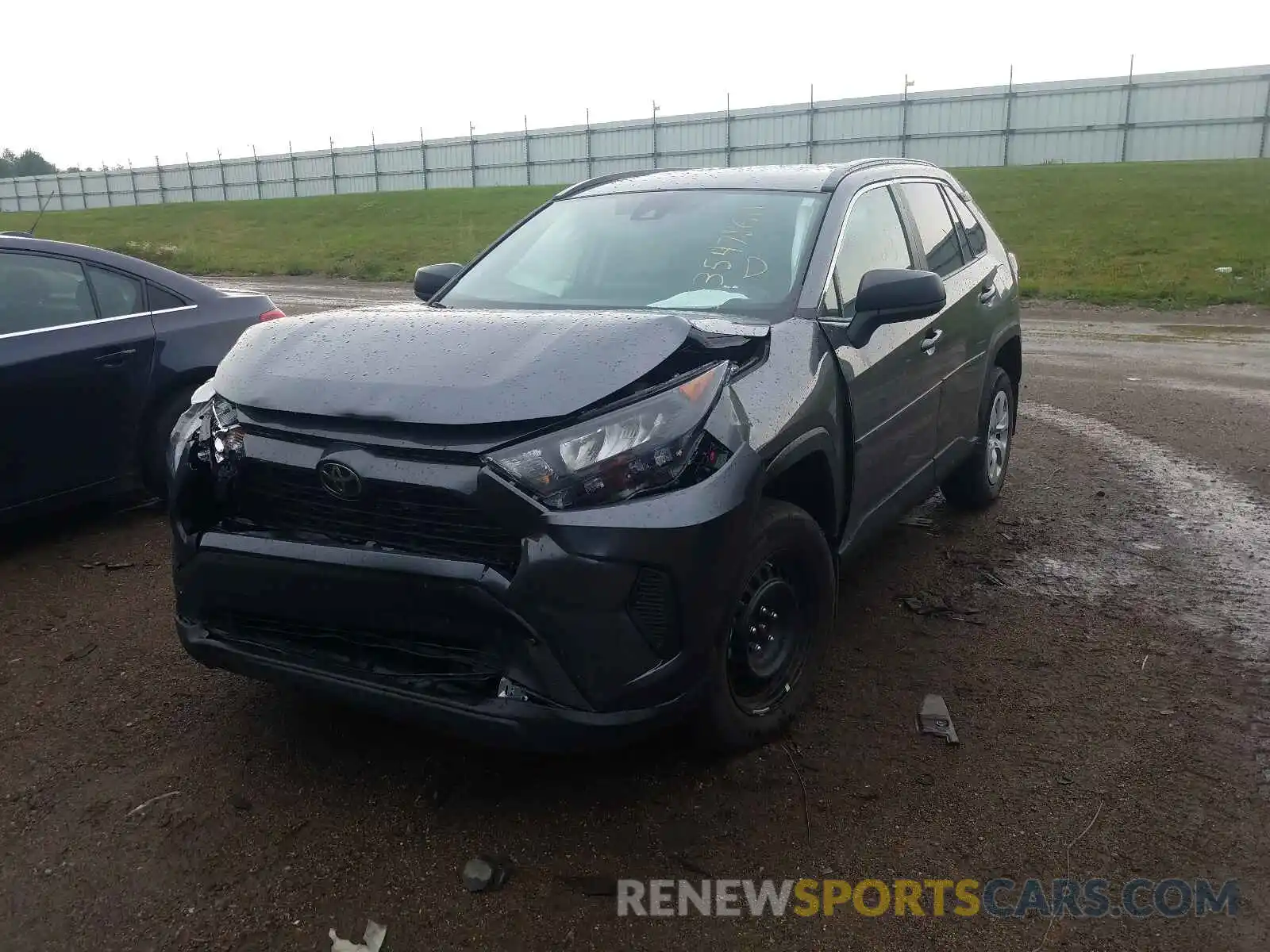 2 Photograph of a damaged car 2T3F1RFV3MC225207 TOYOTA RAV4 2021