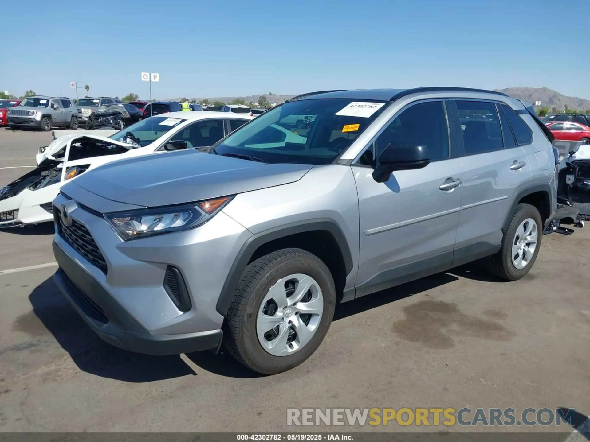 2 Photograph of a damaged car 2T3F1RFV3MC255422 TOYOTA RAV4 2021