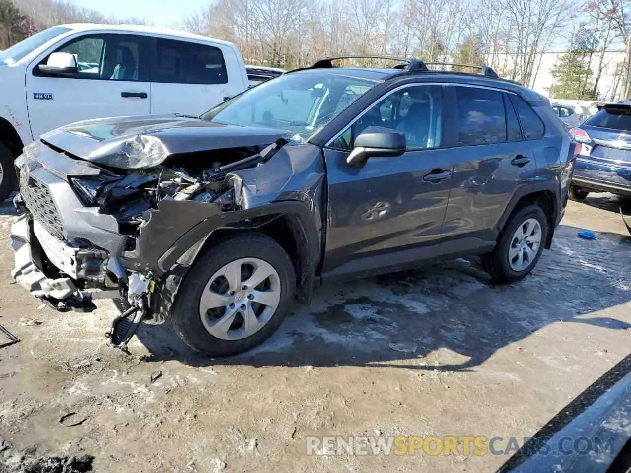1 Photograph of a damaged car 2T3F1RFV3MW146912 TOYOTA RAV4 2021