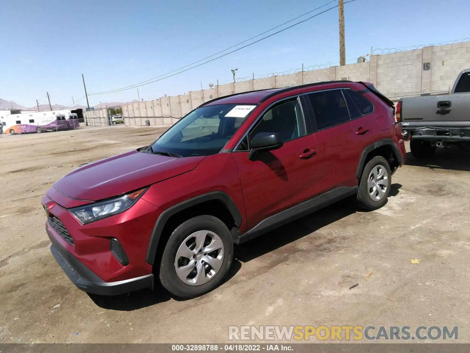 2 Photograph of a damaged car 2T3F1RFV3MW182292 TOYOTA RAV4 2021