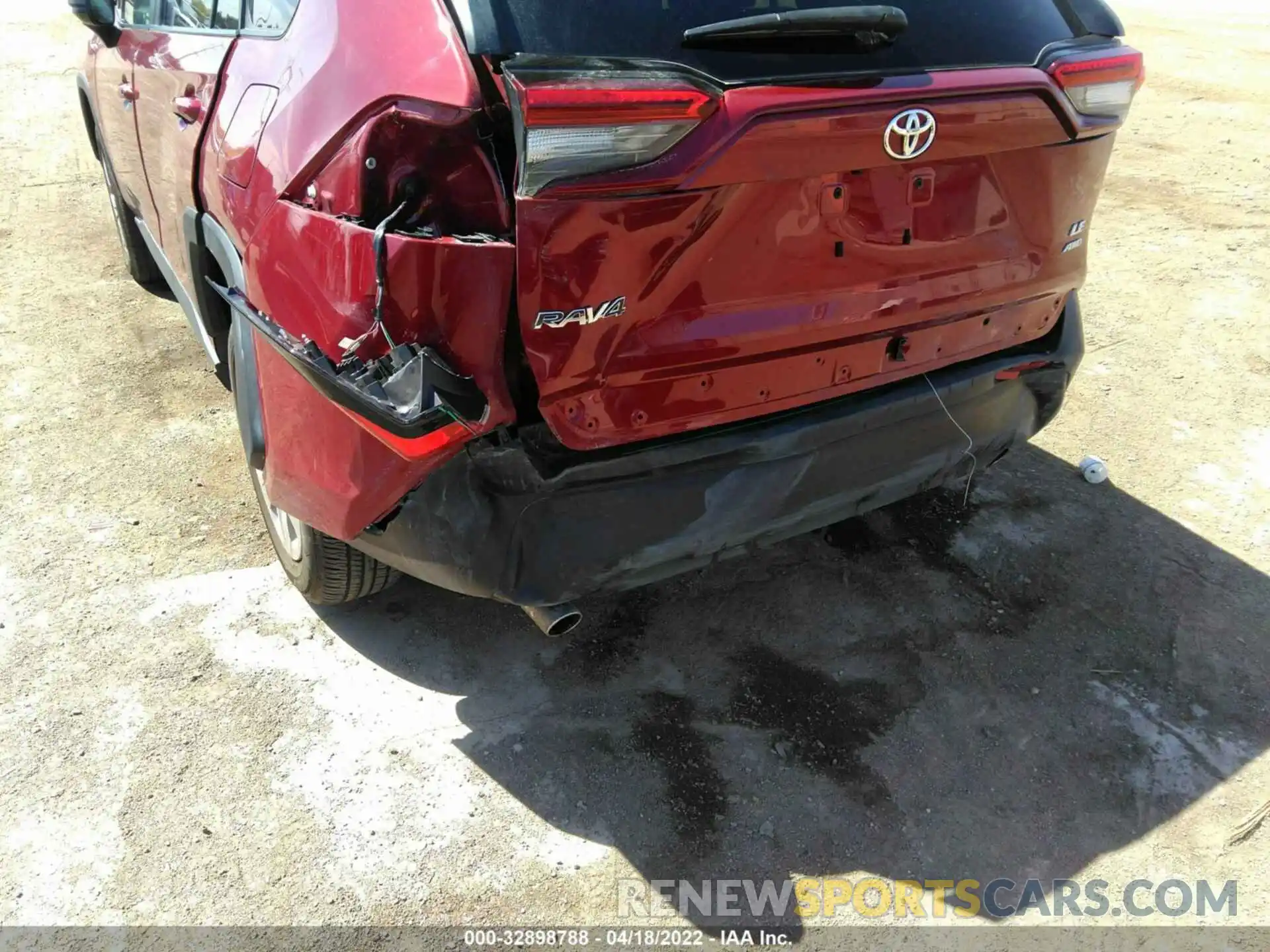 6 Photograph of a damaged car 2T3F1RFV3MW182292 TOYOTA RAV4 2021