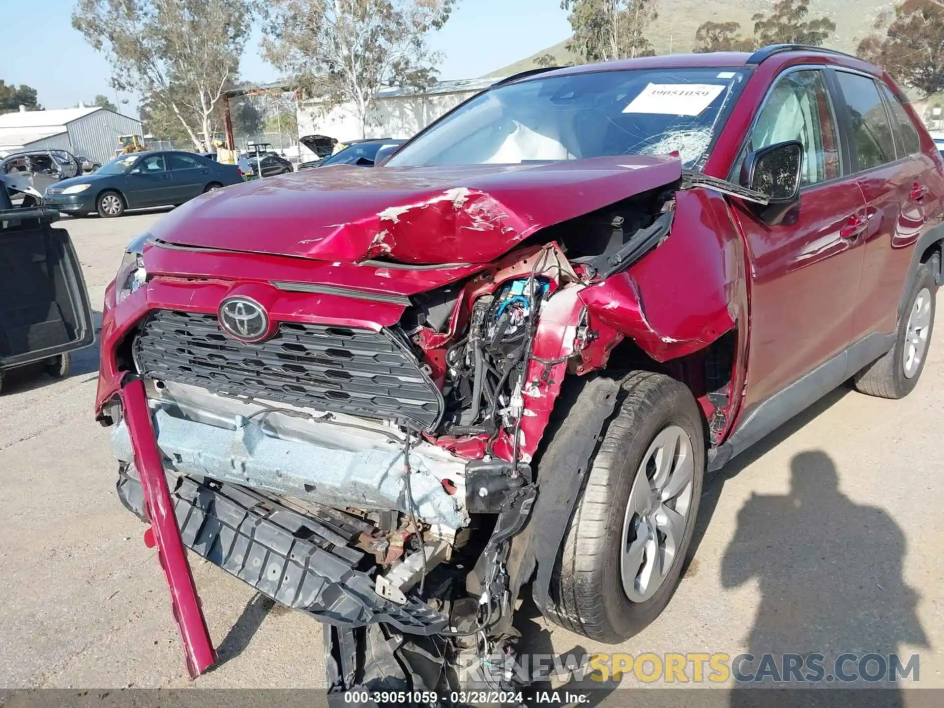 6 Photograph of a damaged car 2T3F1RFV3MW192949 TOYOTA RAV4 2021