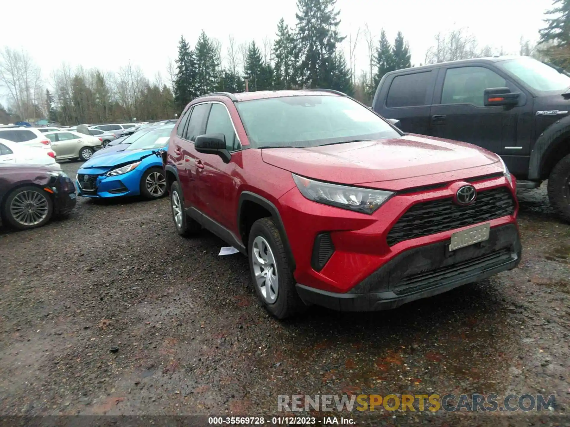 1 Photograph of a damaged car 2T3F1RFV3MW194426 TOYOTA RAV4 2021