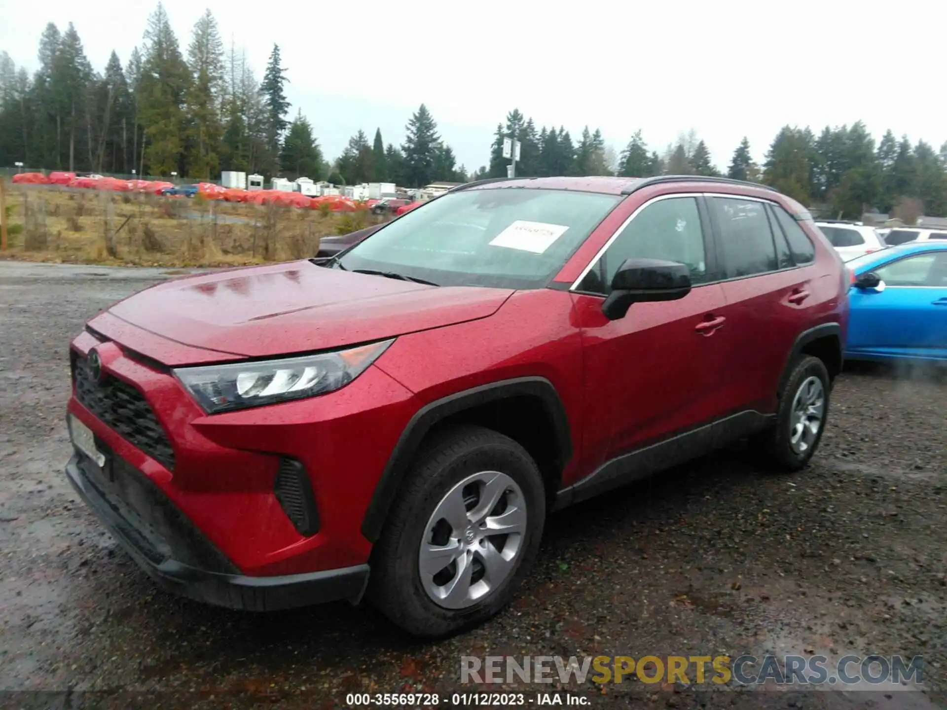 2 Photograph of a damaged car 2T3F1RFV3MW194426 TOYOTA RAV4 2021