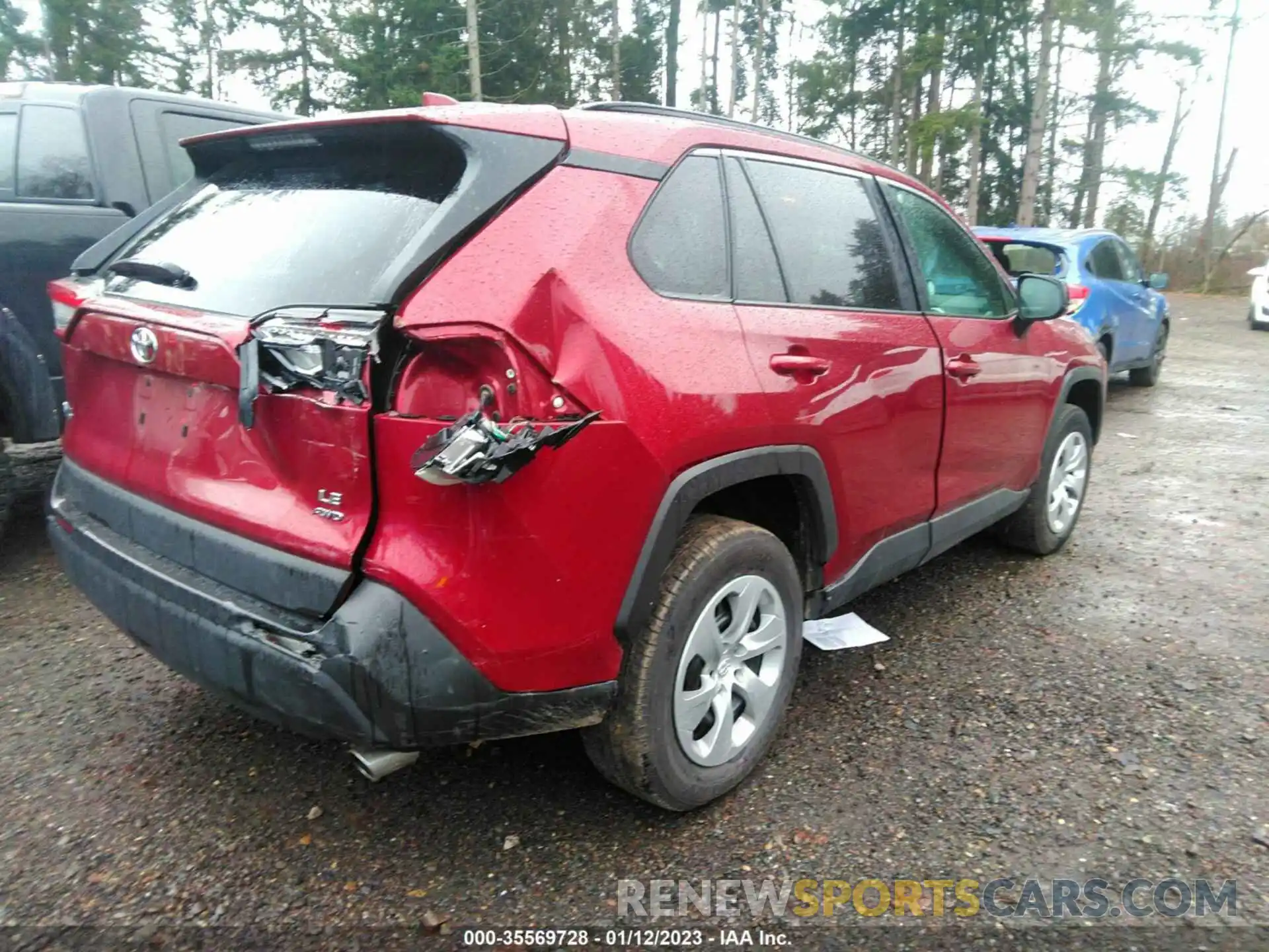 4 Photograph of a damaged car 2T3F1RFV3MW194426 TOYOTA RAV4 2021