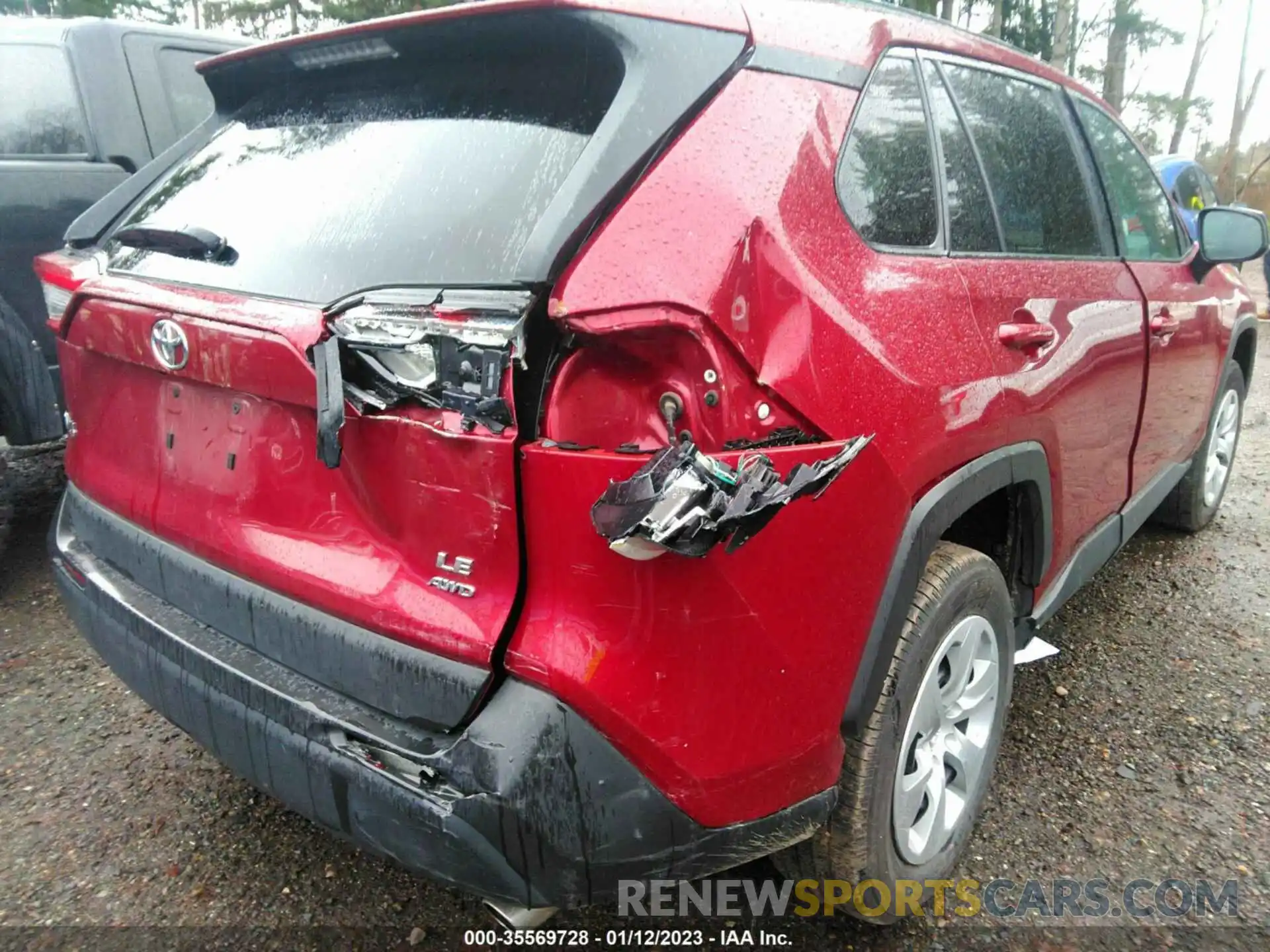 6 Photograph of a damaged car 2T3F1RFV3MW194426 TOYOTA RAV4 2021