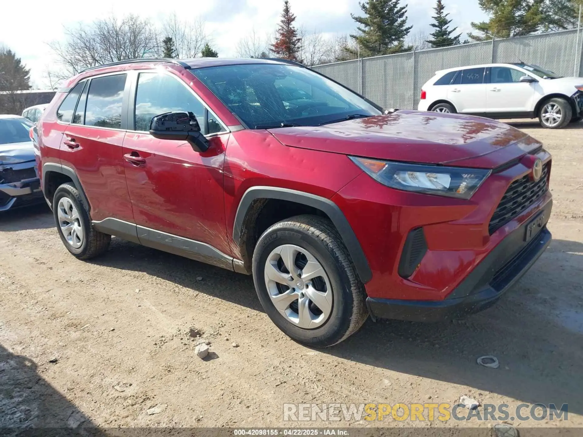 1 Photograph of a damaged car 2T3F1RFV3MW207093 TOYOTA RAV4 2021