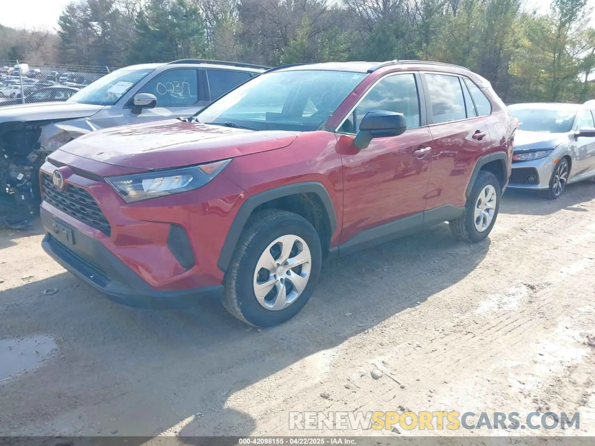2 Photograph of a damaged car 2T3F1RFV3MW207093 TOYOTA RAV4 2021