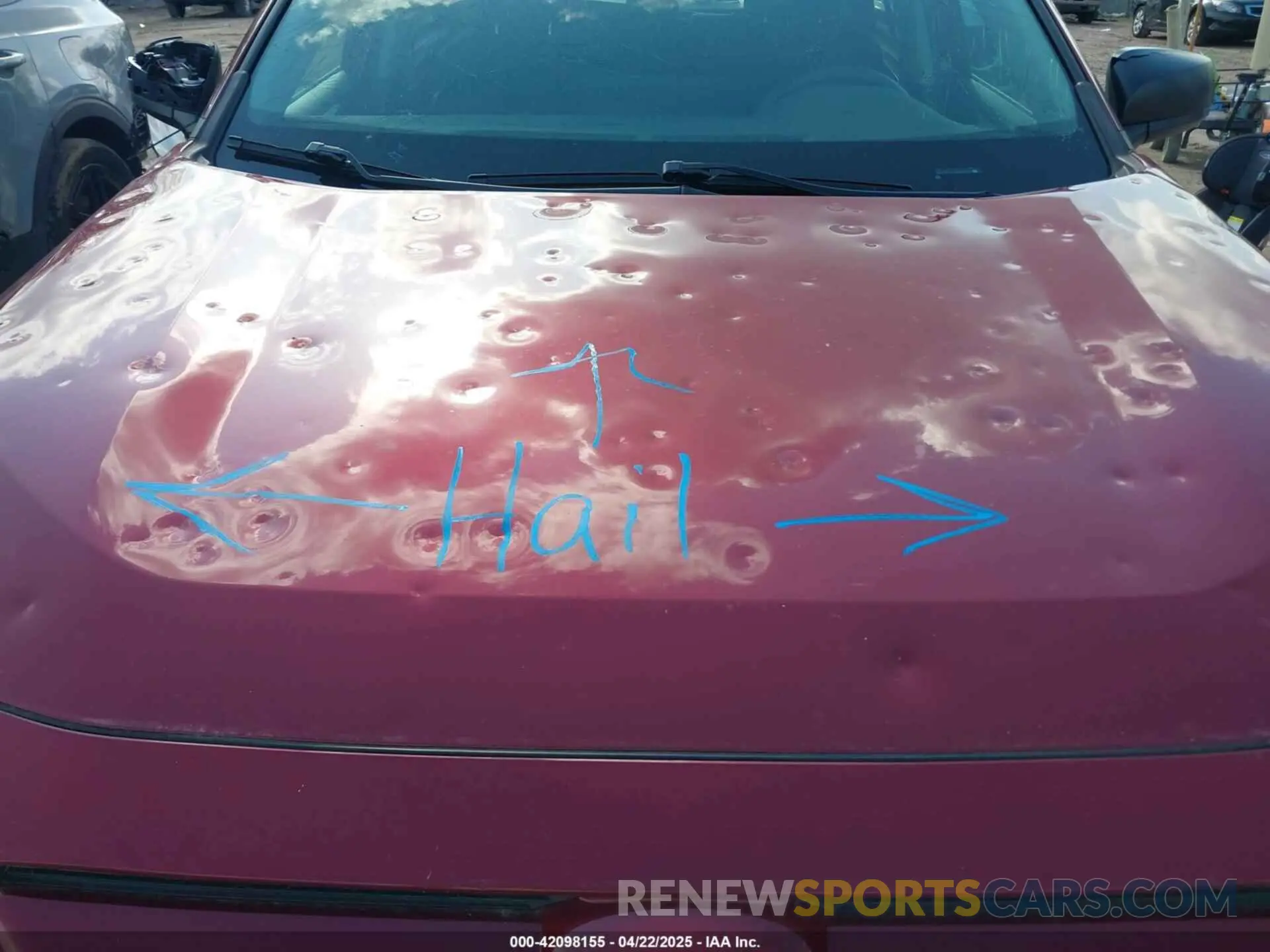 6 Photograph of a damaged car 2T3F1RFV3MW207093 TOYOTA RAV4 2021