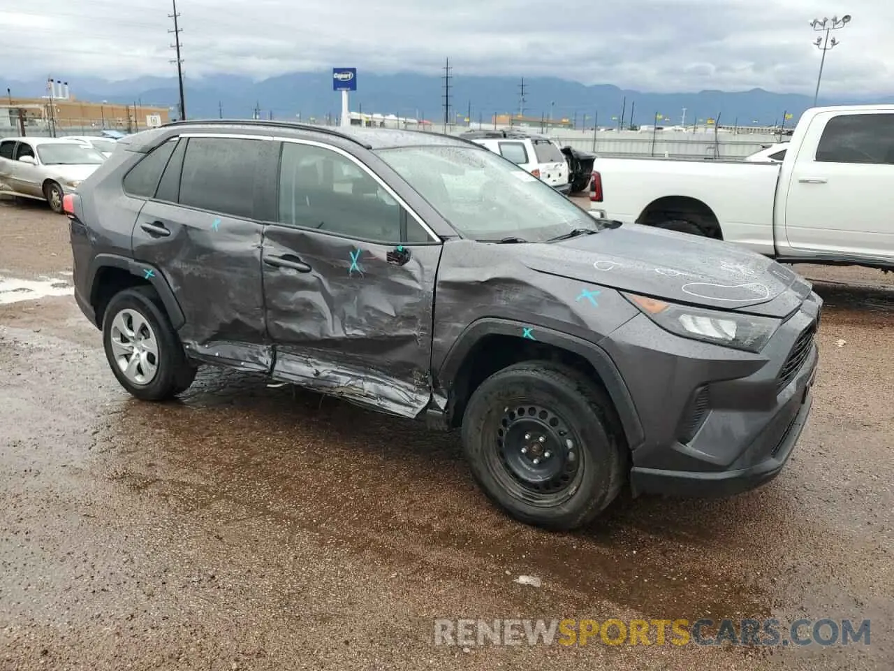 4 Photograph of a damaged car 2T3F1RFV3MW207904 TOYOTA RAV4 2021