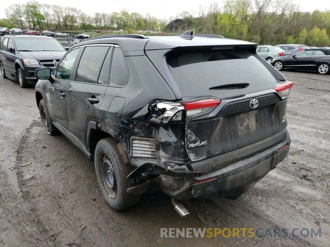 3 Photograph of a damaged car 2T3F1RFV4MC159170 TOYOTA RAV4 2021