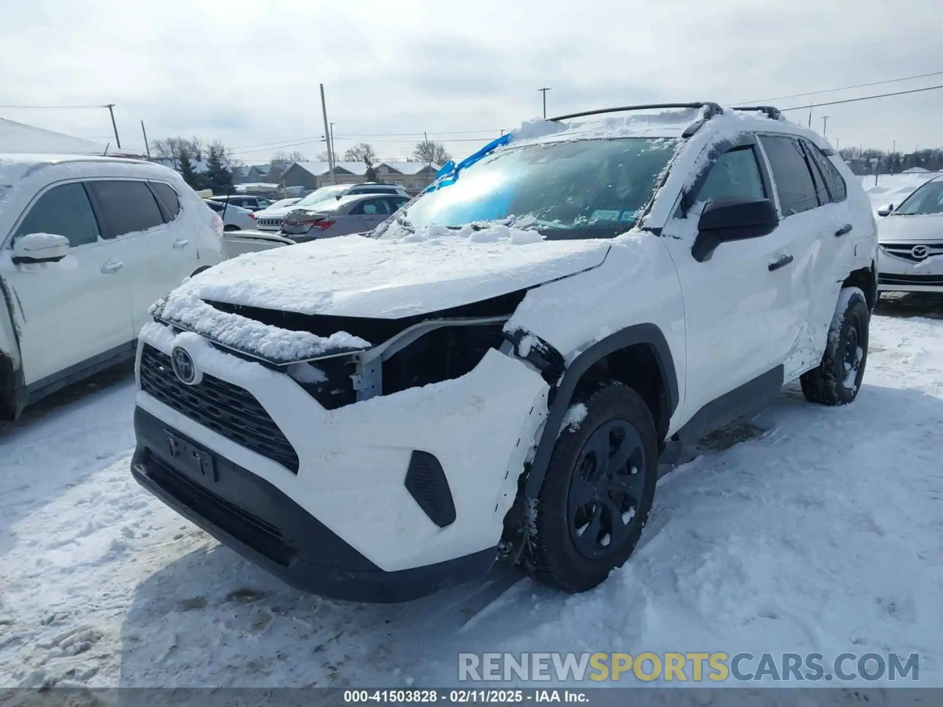 2 Photograph of a damaged car 2T3F1RFV4MC163705 TOYOTA RAV4 2021