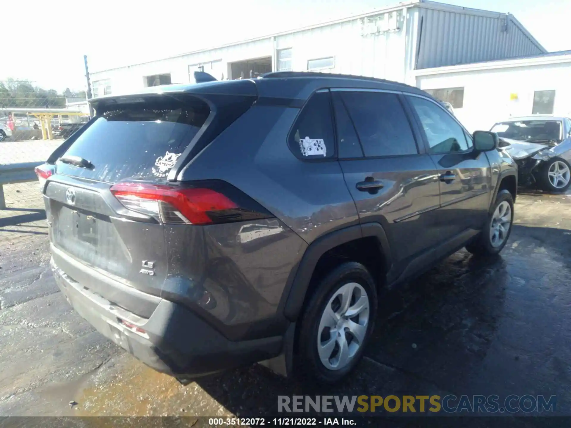 4 Photograph of a damaged car 2T3F1RFV4MC209033 TOYOTA RAV4 2021