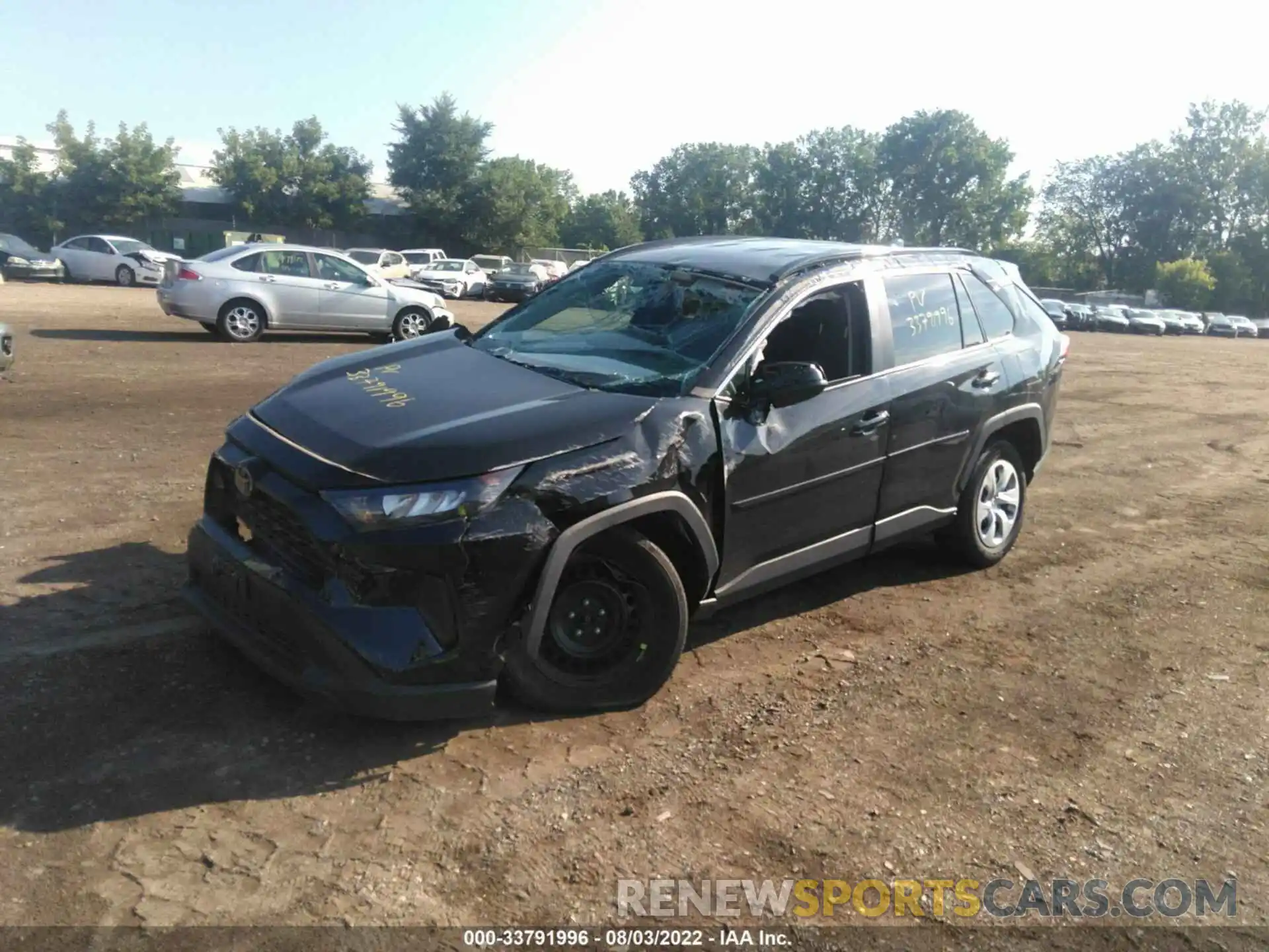 2 Photograph of a damaged car 2T3F1RFV4MC230786 TOYOTA RAV4 2021