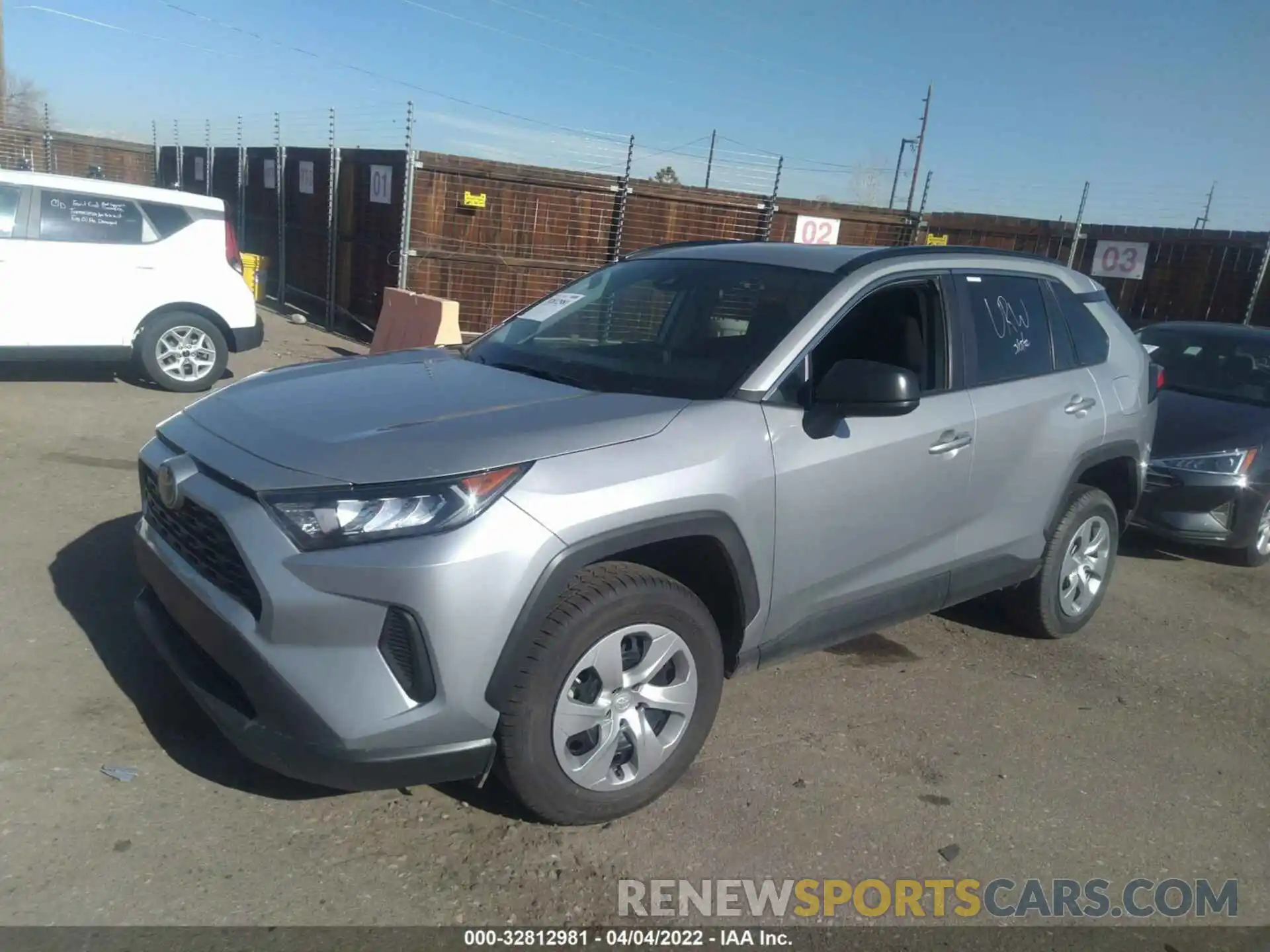 2 Photograph of a damaged car 2T3F1RFV4MW173651 TOYOTA RAV4 2021