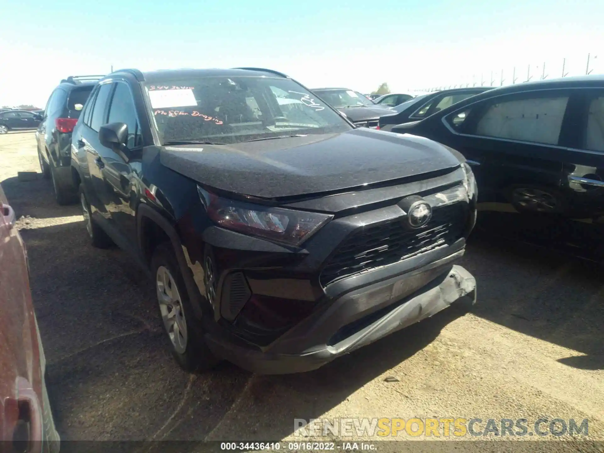 1 Photograph of a damaged car 2T3F1RFV4MW196007 TOYOTA RAV4 2021