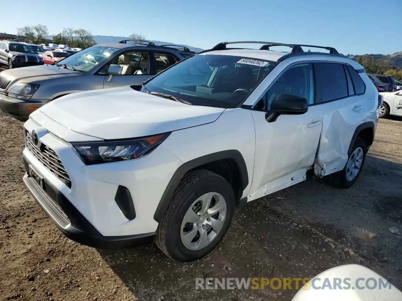 1 Photograph of a damaged car 2T3F1RFV4MW215915 TOYOTA RAV4 2021