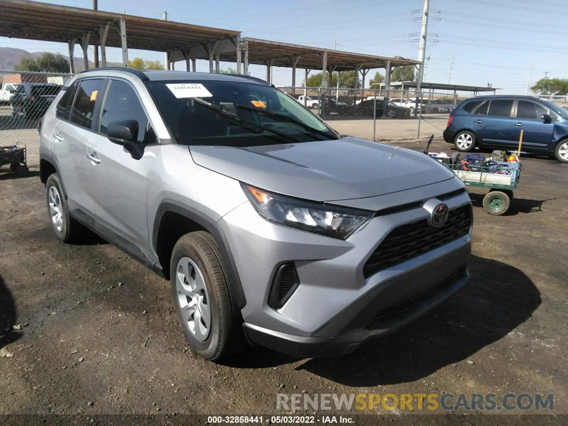 1 Photograph of a damaged car 2T3F1RFV4MW220029 TOYOTA RAV4 2021