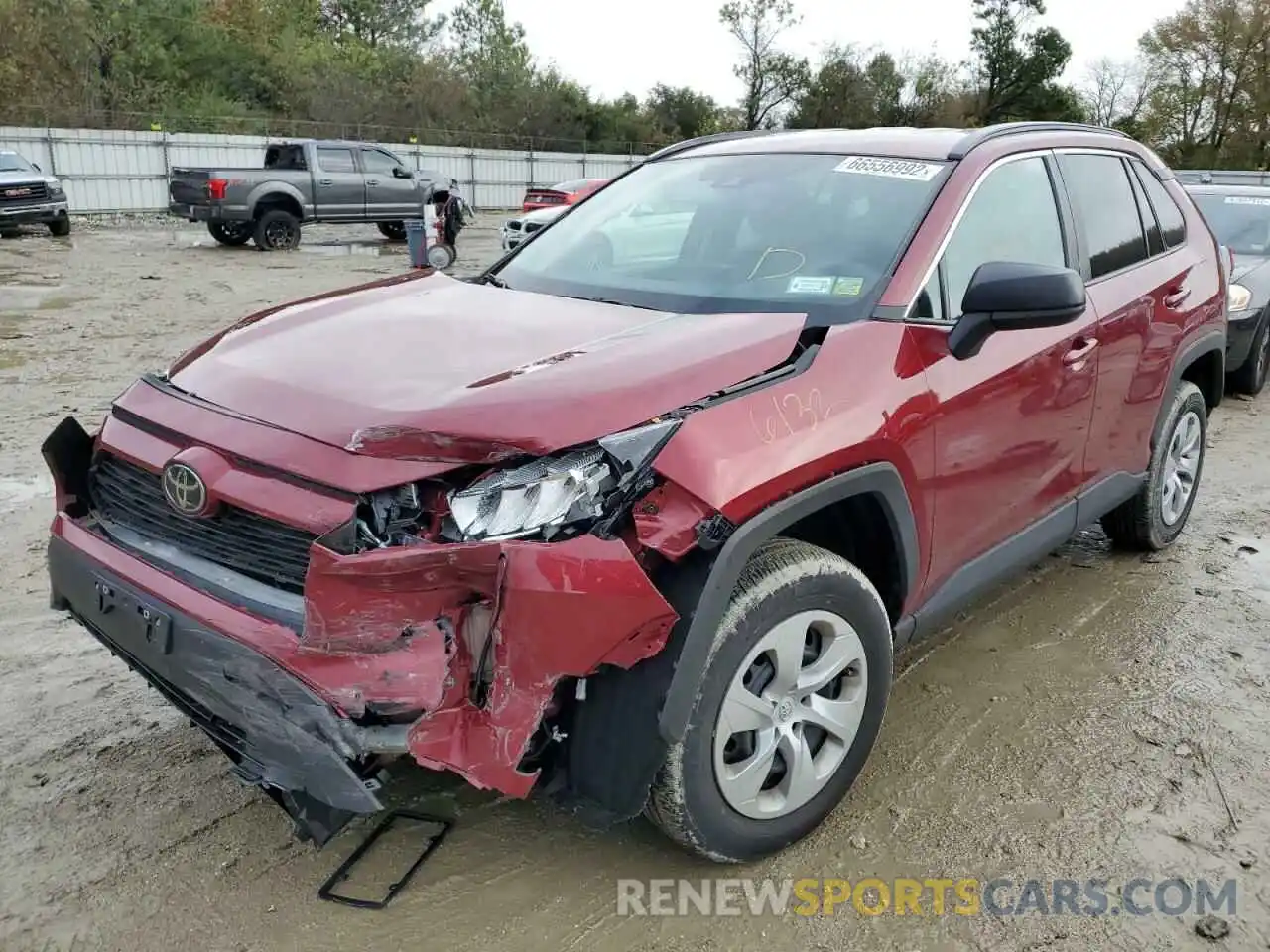 2 Photograph of a damaged car 2T3F1RFV4MW231421 TOYOTA RAV4 2021