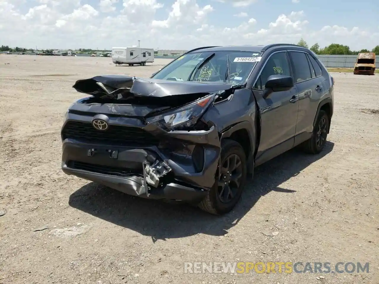 2 Photograph of a damaged car 2T3F1RFV4MW233265 TOYOTA RAV4 2021