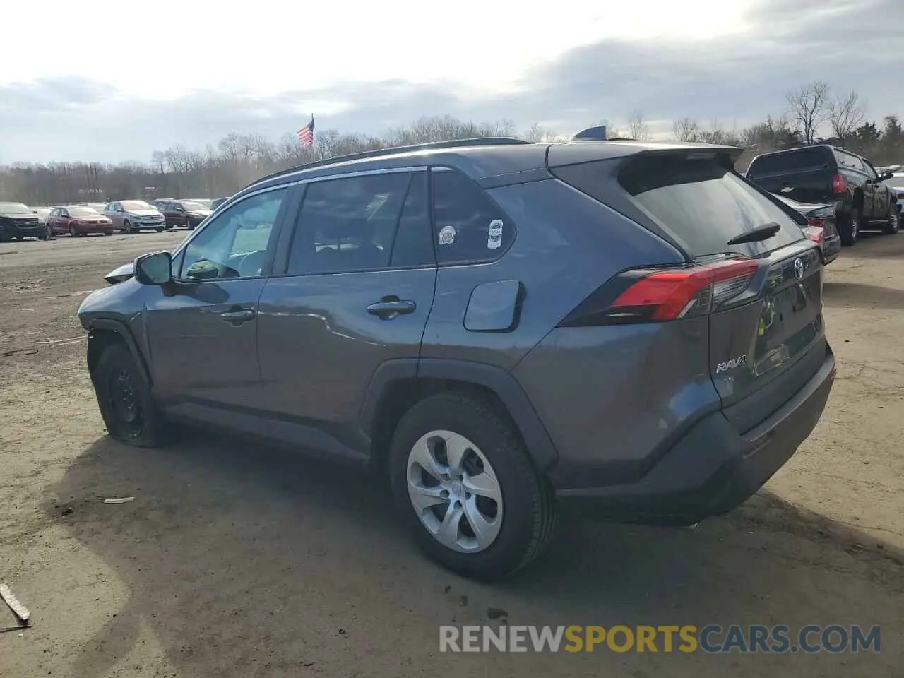 2 Photograph of a damaged car 2T3F1RFV5MC155807 TOYOTA RAV4 2021