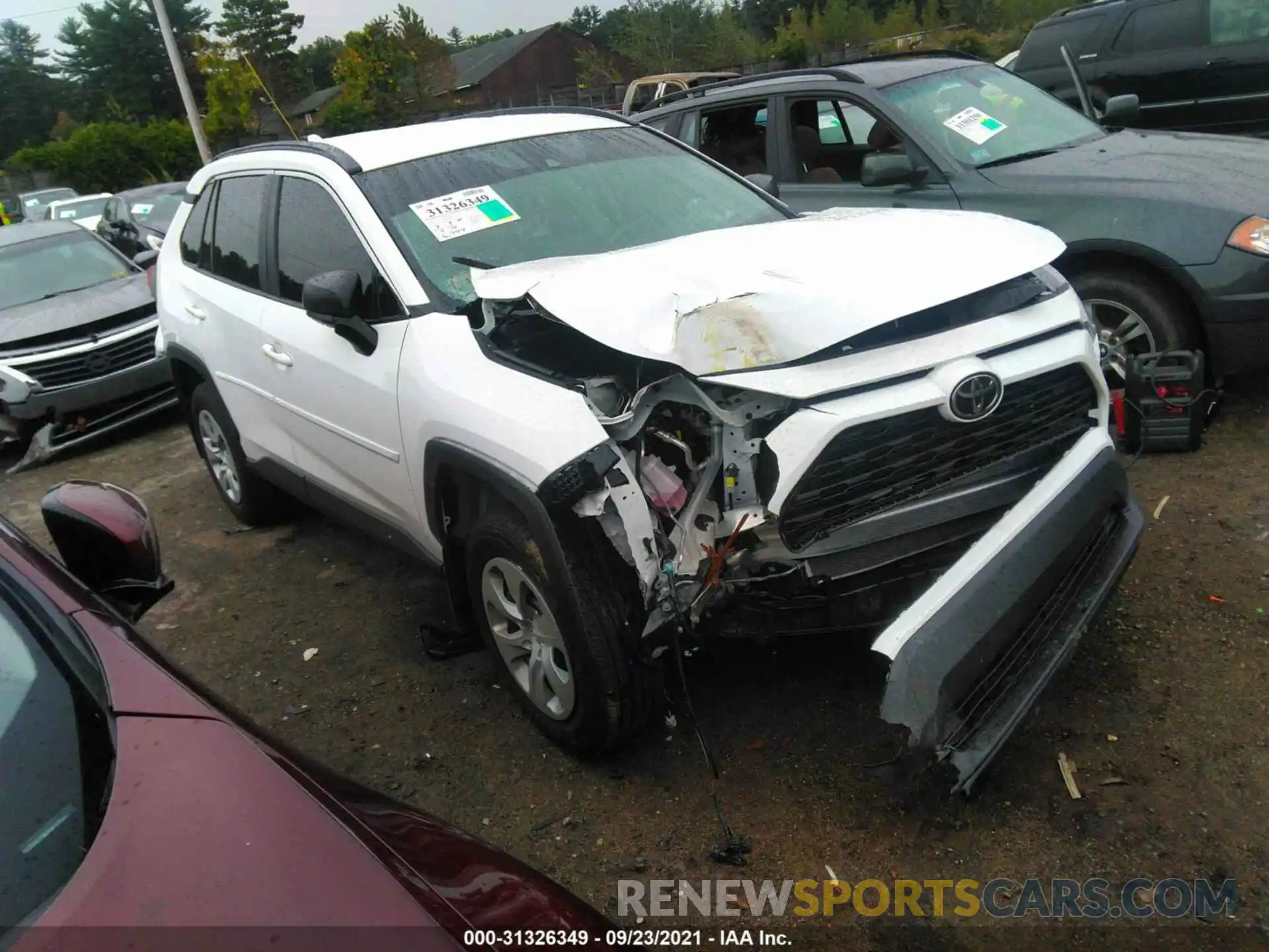 1 Photograph of a damaged car 2T3F1RFV5MC188631 TOYOTA RAV4 2021