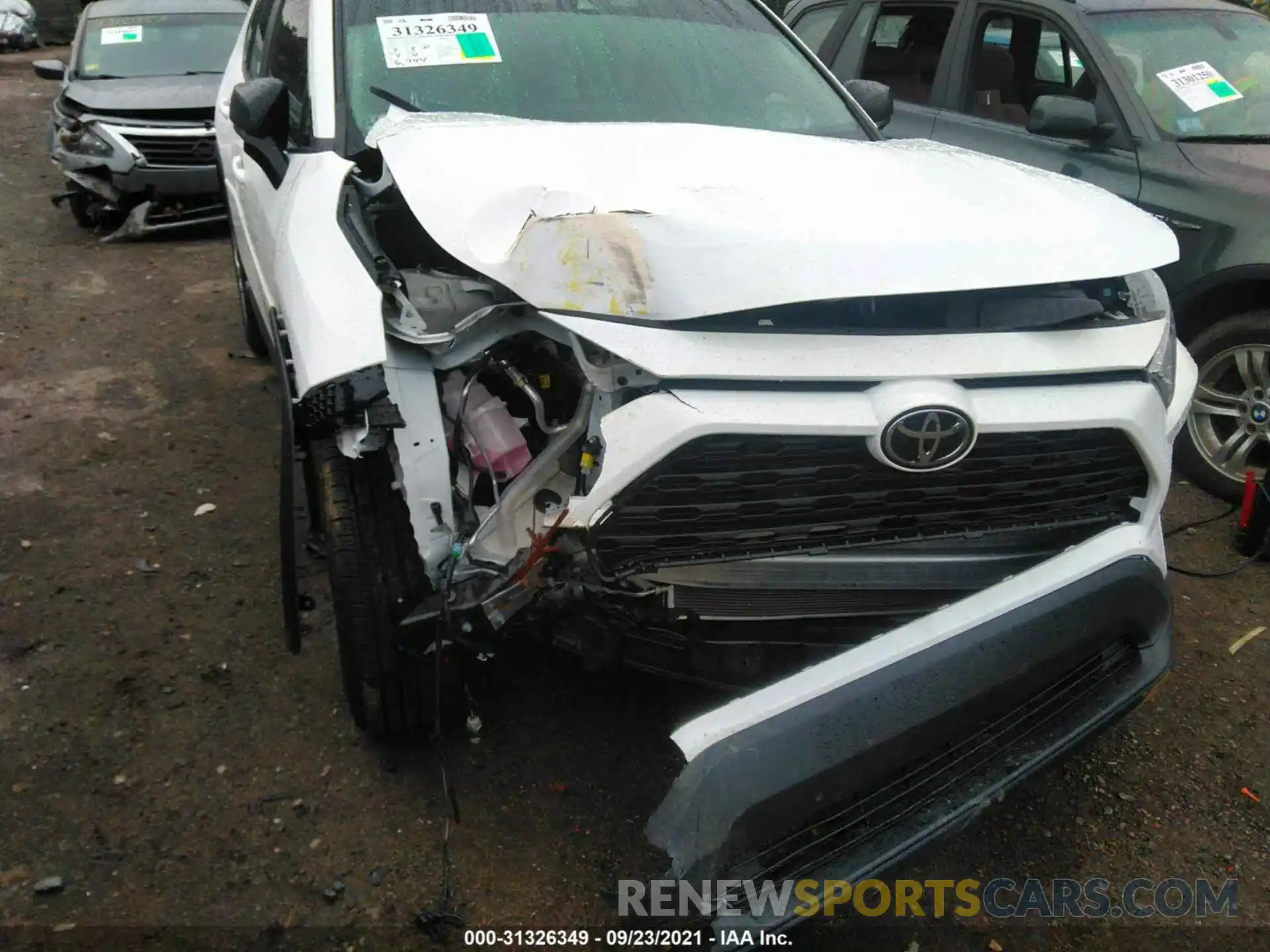 6 Photograph of a damaged car 2T3F1RFV5MC188631 TOYOTA RAV4 2021