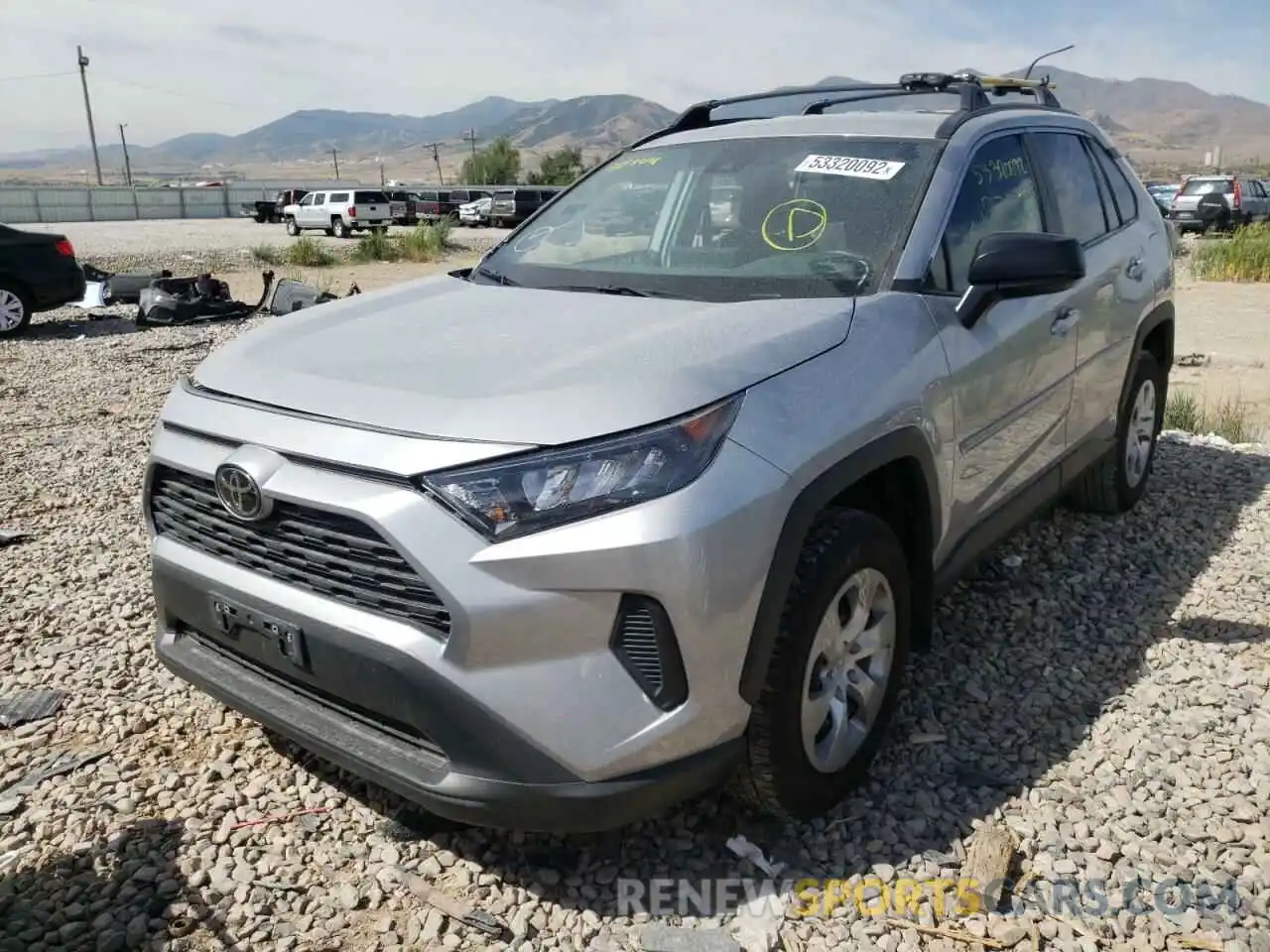 2 Photograph of a damaged car 2T3F1RFV5MC201085 TOYOTA RAV4 2021