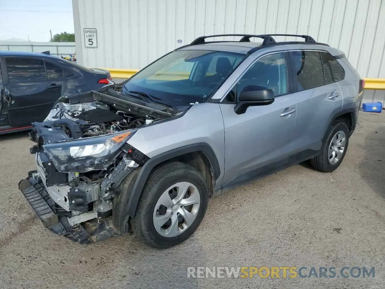 1 Photograph of a damaged car 2T3F1RFV5MC218629 TOYOTA RAV4 2021