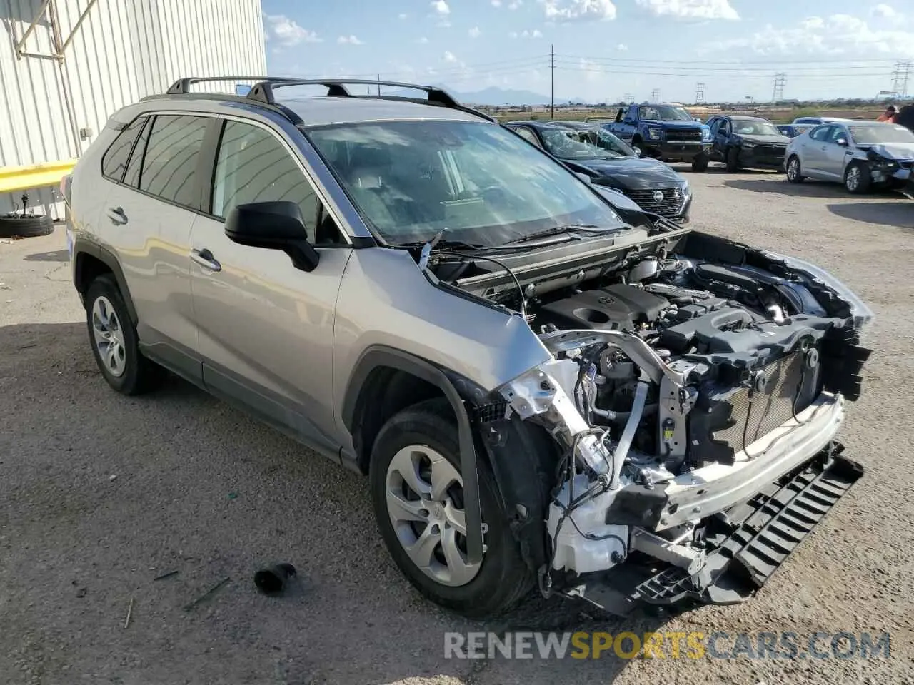4 Photograph of a damaged car 2T3F1RFV5MC218629 TOYOTA RAV4 2021