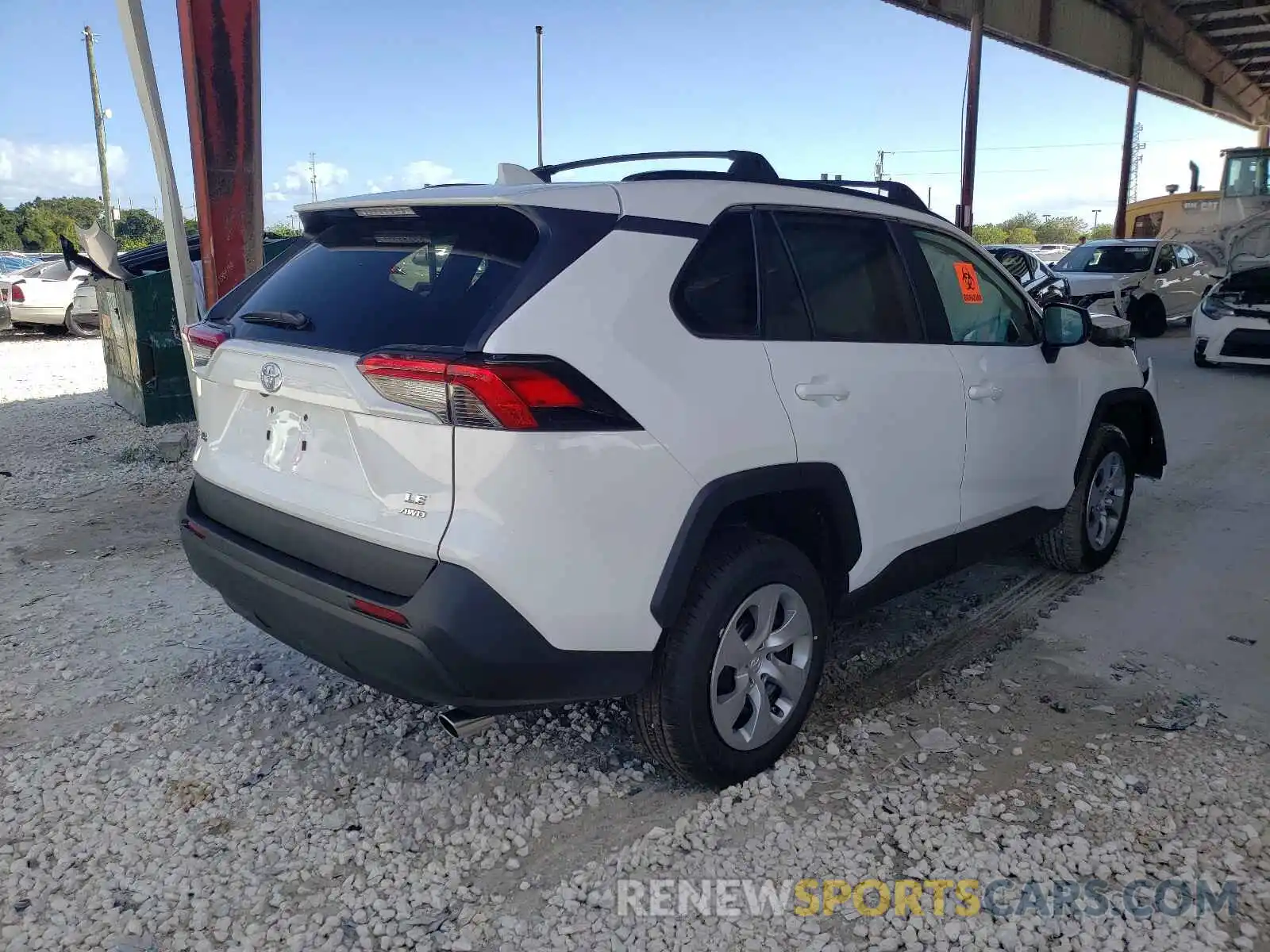 4 Photograph of a damaged car 2T3F1RFV5MC235186 TOYOTA RAV4 2021