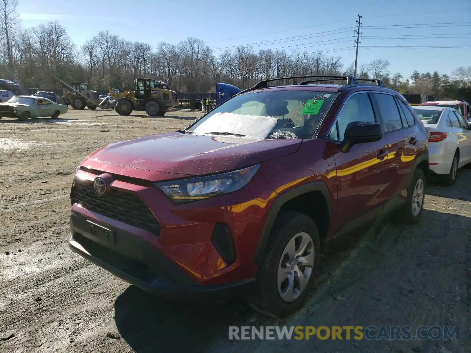 2 Photograph of a damaged car 2T3F1RFV5MW153747 TOYOTA RAV4 2021