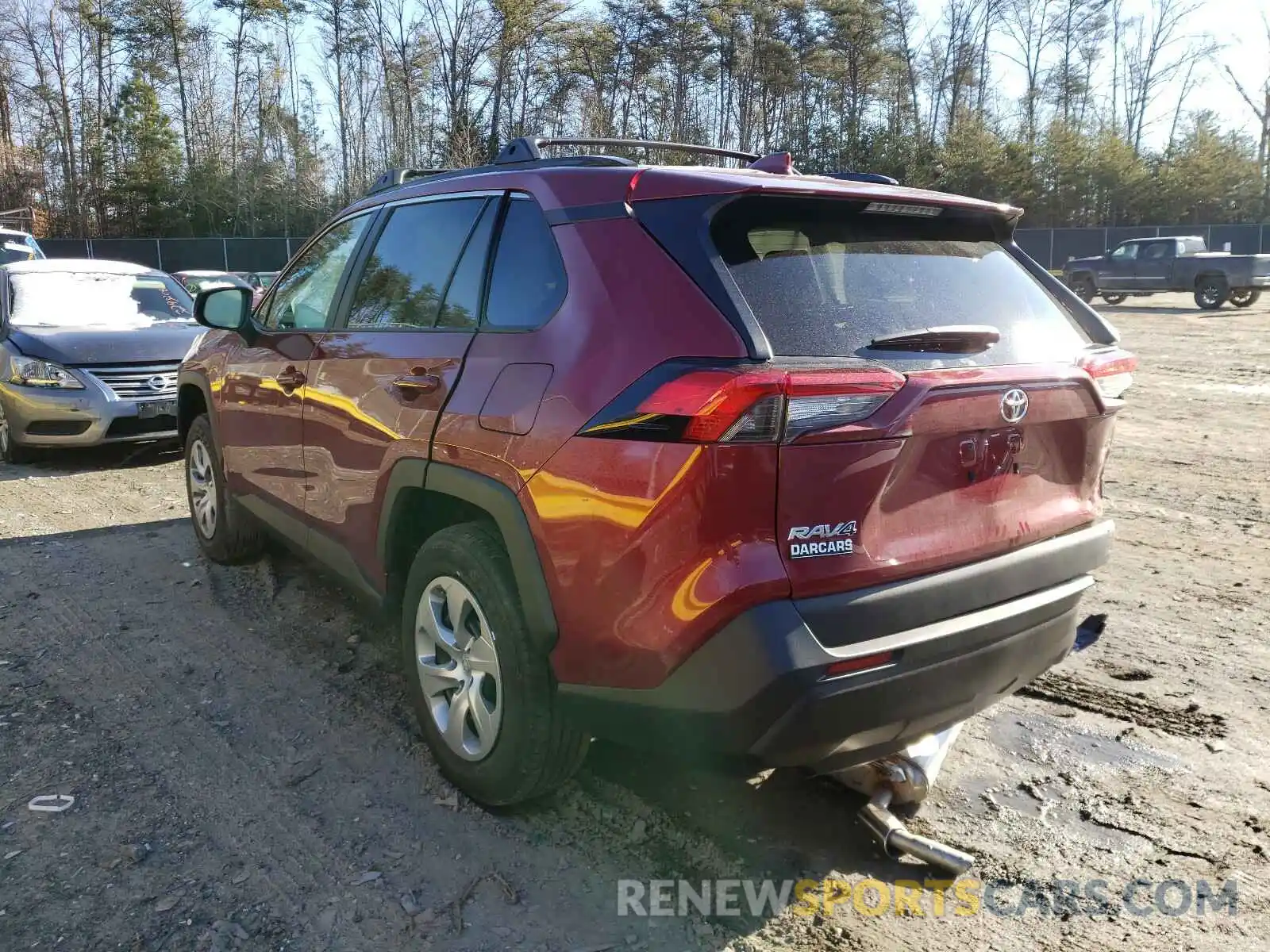 3 Photograph of a damaged car 2T3F1RFV5MW153747 TOYOTA RAV4 2021