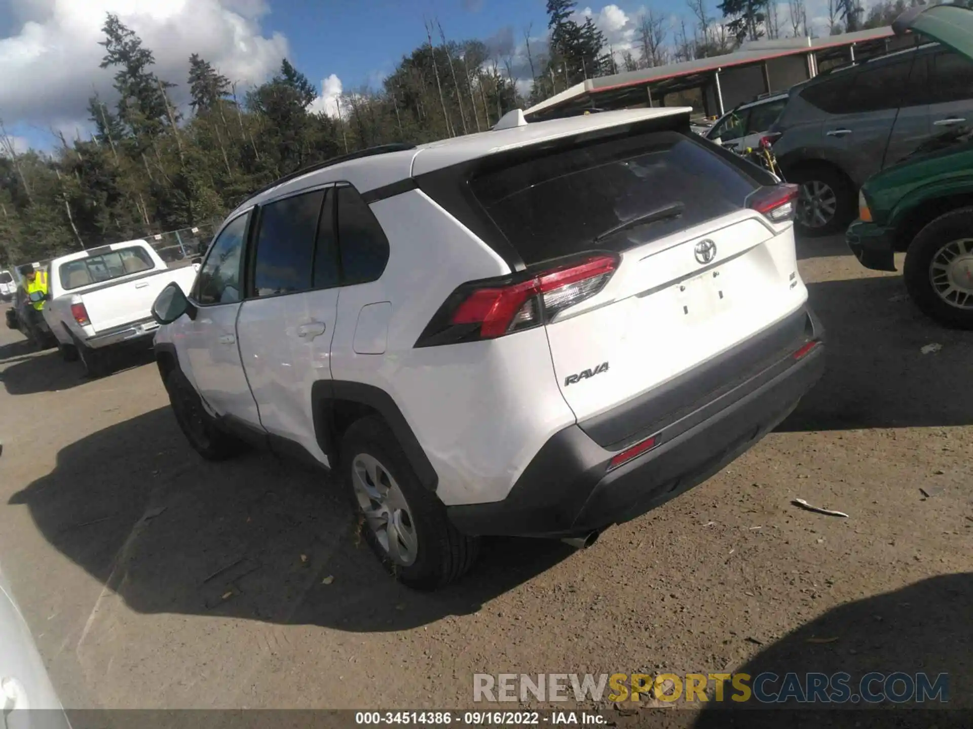 3 Photograph of a damaged car 2T3F1RFV5MW175764 TOYOTA RAV4 2021