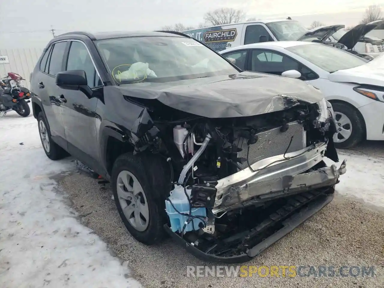 1 Photograph of a damaged car 2T3F1RFV6MC147862 TOYOTA RAV4 2021