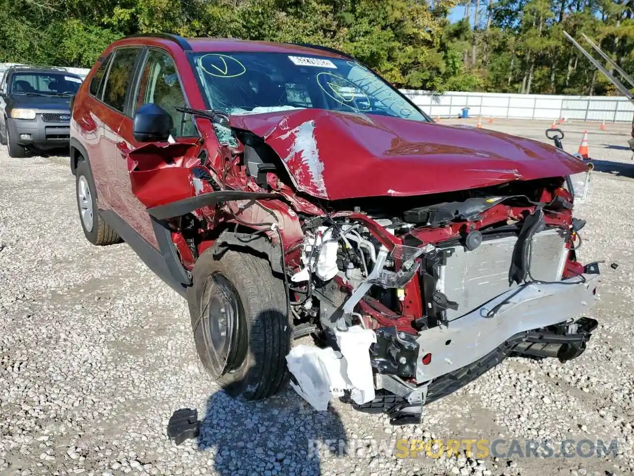 1 Photograph of a damaged car 2T3F1RFV6MC148994 TOYOTA RAV4 2021